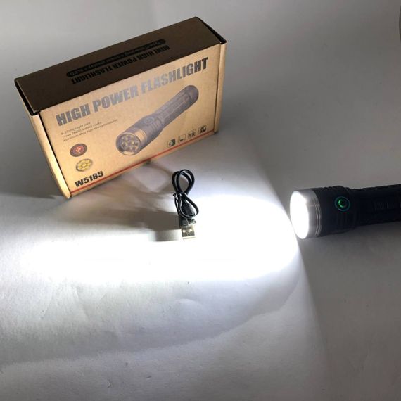 Світлодіодний ліхтарик Акумуляторний ліхтар PLD W5185-8XHP360, Ліхтар з регулюванням променя TL-56 | Зображення 8