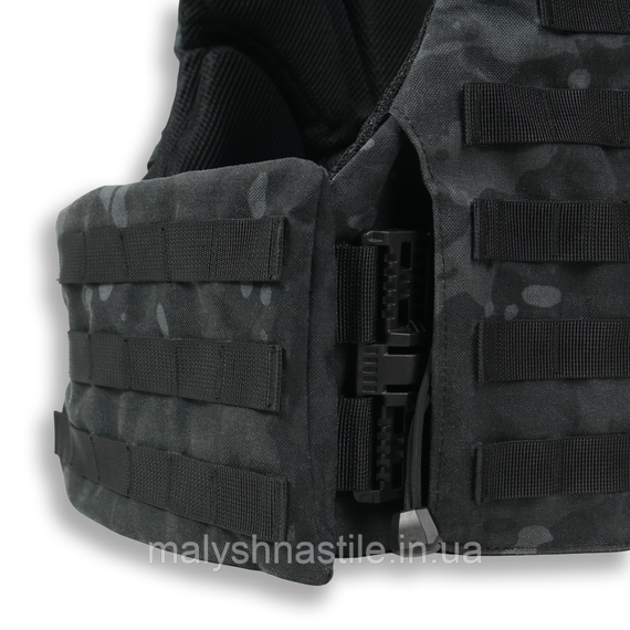 Бронежилет Militex Modular X-1 (Збільшена площа захисту) Black multicam | Зображення 7