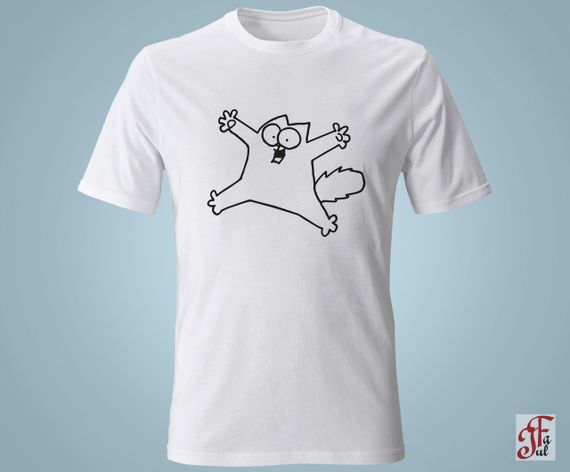 Жіноча футболка з принтом SIMON`S CAT Райдуж вас бачити. XL