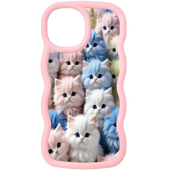 Чохол TPU Cloudy Pictures для Apple iPhone 15 Pro (6.1") Kittens