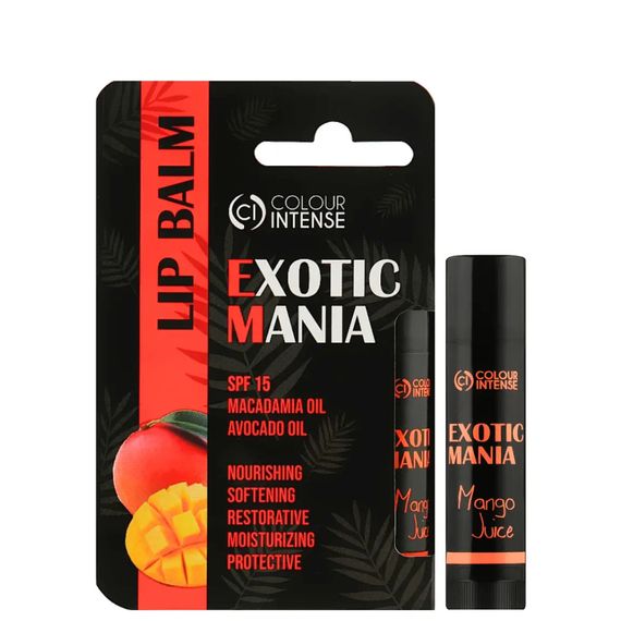 Зволожуючий бальзам для губ Colour Intense Exotic Mania з манго, 5г