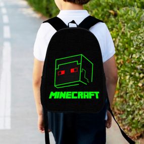 Рюкзак дитячий майнкрафт "Minecraft" 34х27см, міський ранець для хлопчика з принтом (00318)