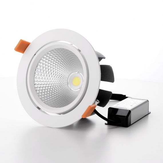 Светильник потолочный LED врезной  LED-38/20W COB CW DL