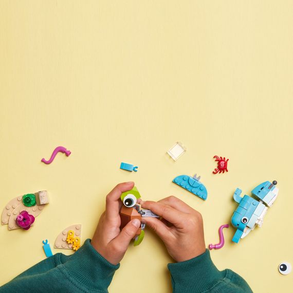 Конструктор LEGO Creator Дельфін та черепаха 137 деталей (31128) | Зображення 3