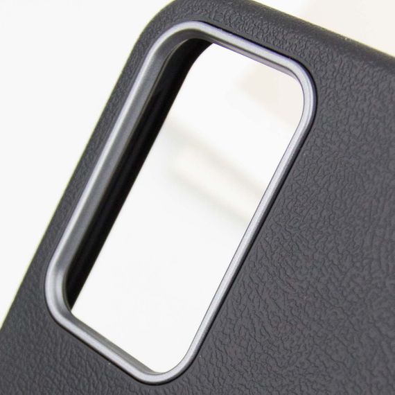 Шкіряний чохол Leather Case Metal Buttons для Samsung Galaxy S23 FE Black | Зображення 4