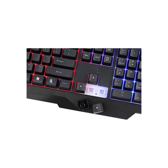 Клавіатура Xtrike ME KB-306 LED USB UA Black (KB-306UA) | Зображення 5