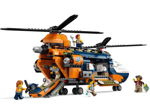 Конструктор LEGO City Вертоліт у базовому таборі для дослідження джунглів 60437 | Зображення 4