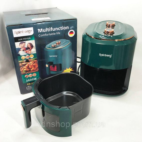 Фритюрниця без олії для смаження фрикадельок, Електрична фритюрниця зі знімною чашею AT-33 | Зображення 4