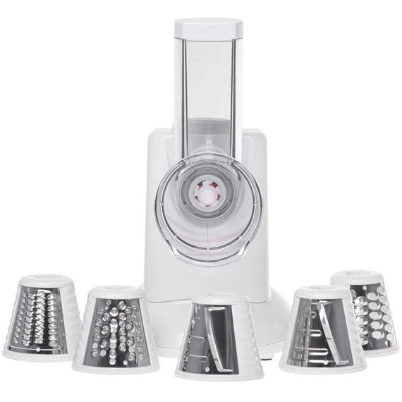 Електрична овочерізка Camry CR 4816 150Вт з 5 змінними насадками для швидкого овочів | Зображення 1