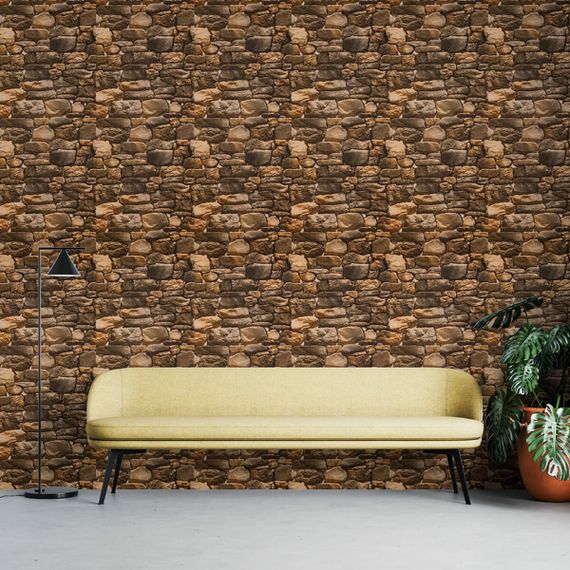 Самоклеючі шпалери 2800х450х1,5мм Жовтий мармур SW-00000728 | Зображення 4