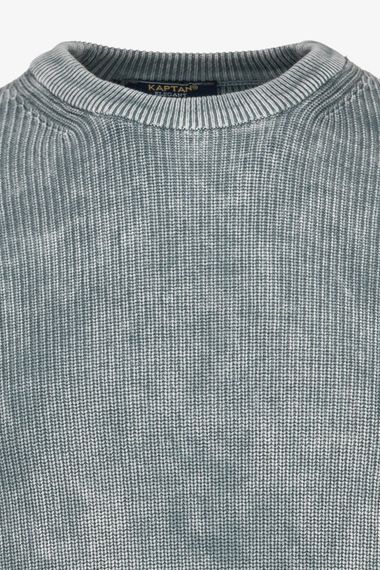 Джемпер однотонний чоловічий Kaptan 2222 XL Сірий shop (2000990775689) | Зображення 7