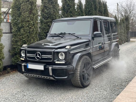 Защита переднего бампера (нержавейка) для Mercedes G сlass W463 1990-2018 гг | Зображення 4