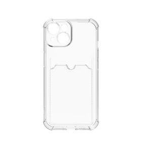 Чохол накладка Shockproof Card Slots для iPhone 12-прозорий