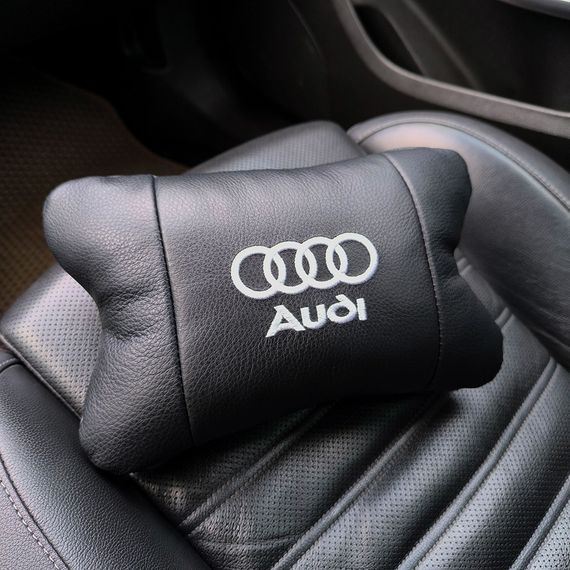 М'яка подушка для подорожей підголівник Audi Ауди 1шт, Подушка для машини під шию OE-71 | Зображення 6