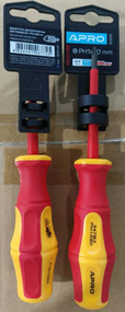 Викрутка діелектрична PH1x80 CrV (Phillips) обгумована APRO