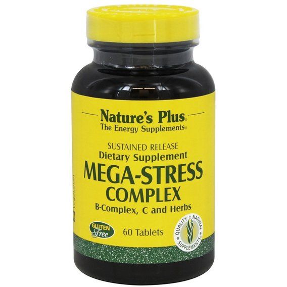 Витаминно-минеральный комплекс Nature's Plus Mega-Stress Complex 60 Tabs