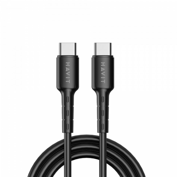 Кабель Type-C to Type-C HAVIT HV-CB6235 PD60W 3A 1м | Зображення 3