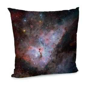 Подушка диванная с бархата Космос 45x45 см (45BP_UNI002)