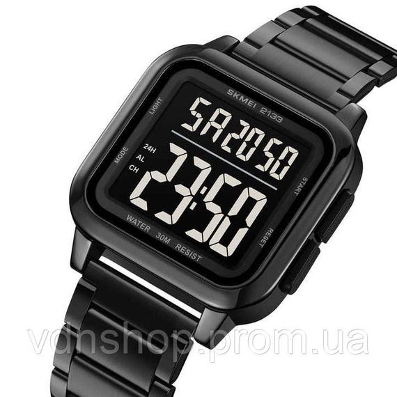 Военные часы с подсветкой SKMEI 2133BK, Водонепроницаемые наручные часы для мужчин MS-56 | Зображення 1