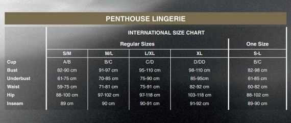 Трусики-стрінги Penthouse Pure Instincts L/XL Black, мереживо, відкритий доступ, леопардовий декор | Зображення 3