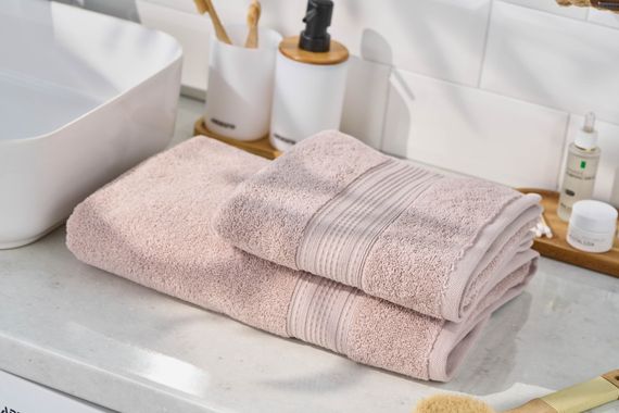 Рушник махровий Ardesto SuperSoft, 50х90см, 100% бавовна, бежевий (ART2250NSP) | Зображення 1
