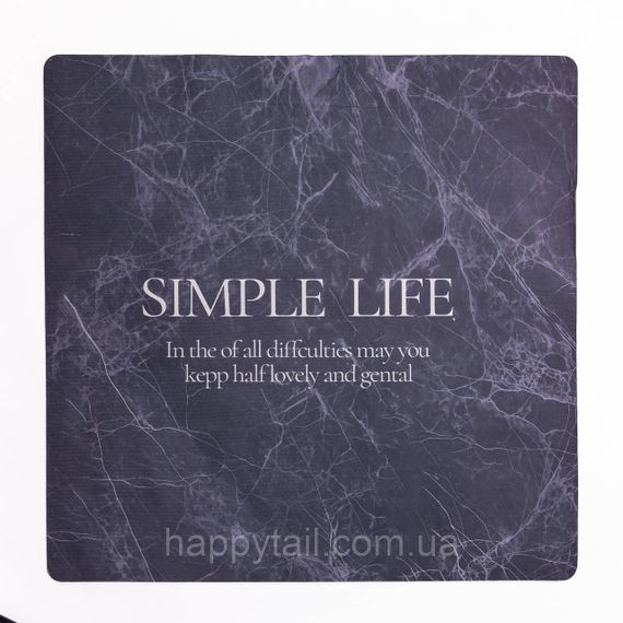 Килимок для ванної діатомітовий 58х58 см Simple Life — швидкосохнучий вологопоглинальний килимок HP-42-11