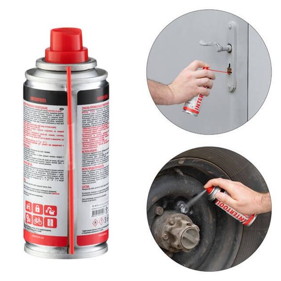Мастило проникне універсальне, аерозоль 100 мл. INTERTOOL FS-40101 | Зображення 2