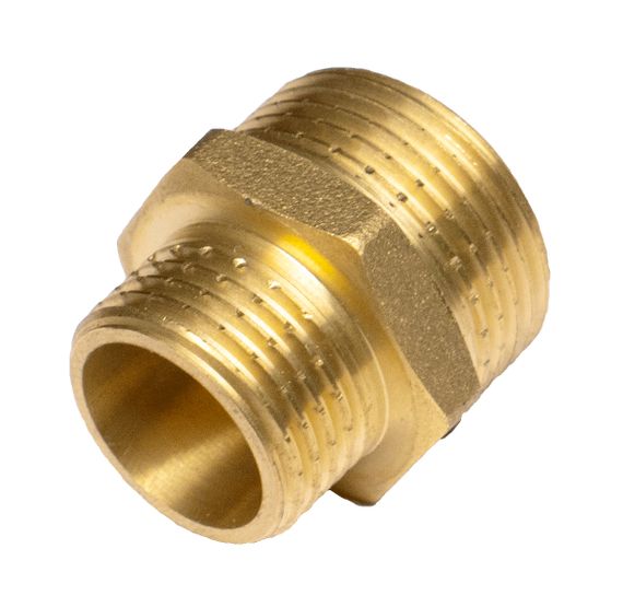 Ніпель  1 1/2"З - 2"З латун., (без покриття), 5/15 шт