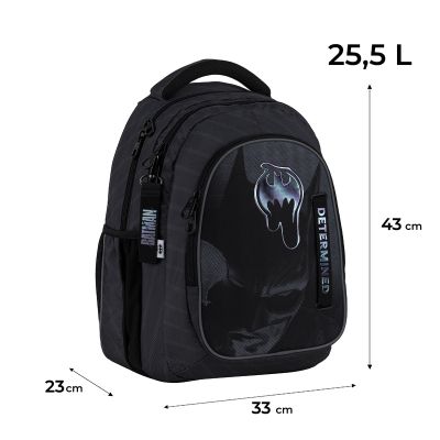 Рюкзак школьный Kite Education teens 8001L DC Batman (DC25-8001L) | Зображення 7