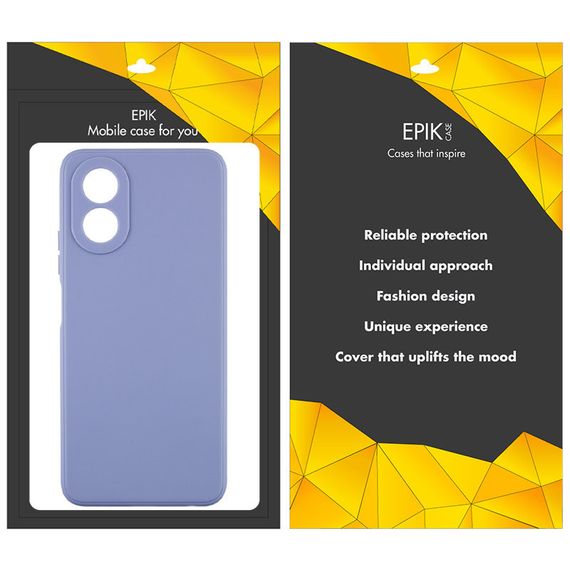Силіконовий чохол Candy Full Camera для Oppo A58 4G Блакитний / Mist blue | Зображення 5