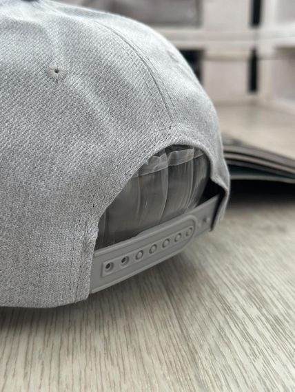 Кепка снепбек (Snapback)  з коноплею Сірий  56-61р (9060) | Зображення 2