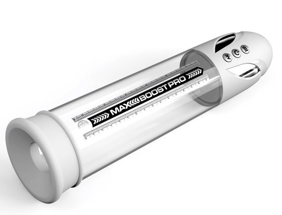 Помпа вакуммная Pipedream Pump Worx Max Boost Pro Flow белая, 30.6 см sexstyle | Зображення 1
