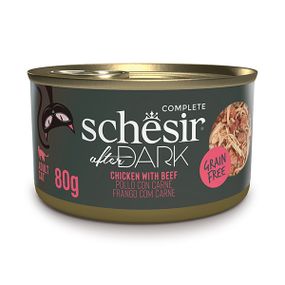 Schesir Cat After Dark Chicken With Beef вологий корм для котів з куркою та яловичиною 80 гр