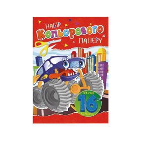 Набор цветной бумаги А4 АП-1202-4, 16 листов