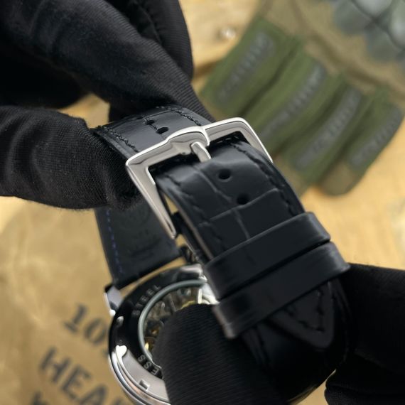 Класичний чоловічий годинник Awarder 022 Silver-Silver Mechanic Де би не був | Зображення 4