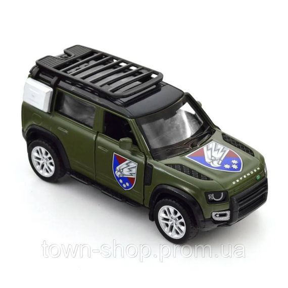 Автомодель серии "Шевроны Героев" Land Rover Defender 110 "25 ОПДБр" 250289M | Зображення 4