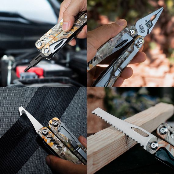 Мультитул професійний UAD ForestPro 19 інструментів Камуфляж 420/440 | Зображення 6