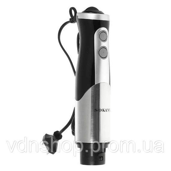 Блендер із чашею занурювальної Sokany 8 в 1 ручний з насадками потужний 700 Вт портативний універсальний міксер SK50118 | Зображення 1