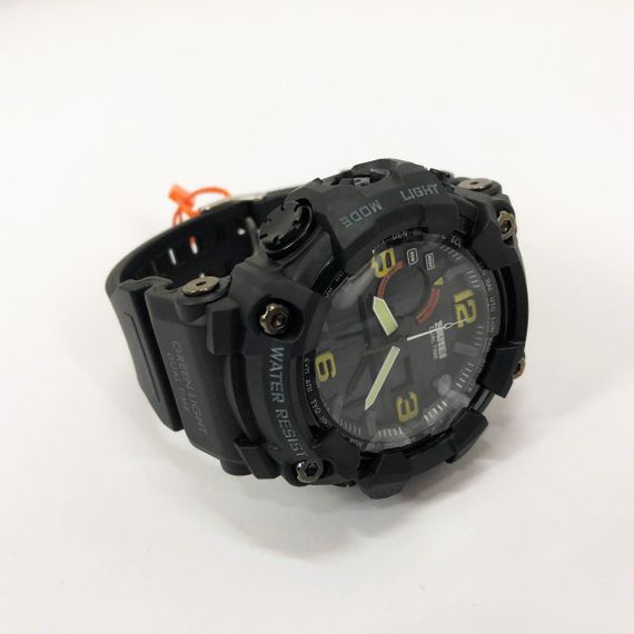 Мужские водостойкие кварцевые часы SKMEI 1520BK, Военные часы с батарейкой Армейские милитари XC-55 | Зображення 1