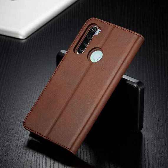 Чохол книжка iMeeke для Xiaomi Redmi Note 8T колір Коричневий | Зображення 3