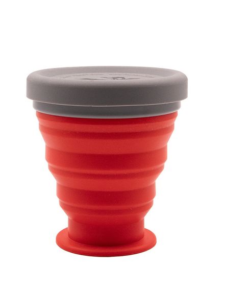Стакан складной силиконовый Tramp с крышкой 200 ml terracota (UTRC-126-terracota) | Зображення 5