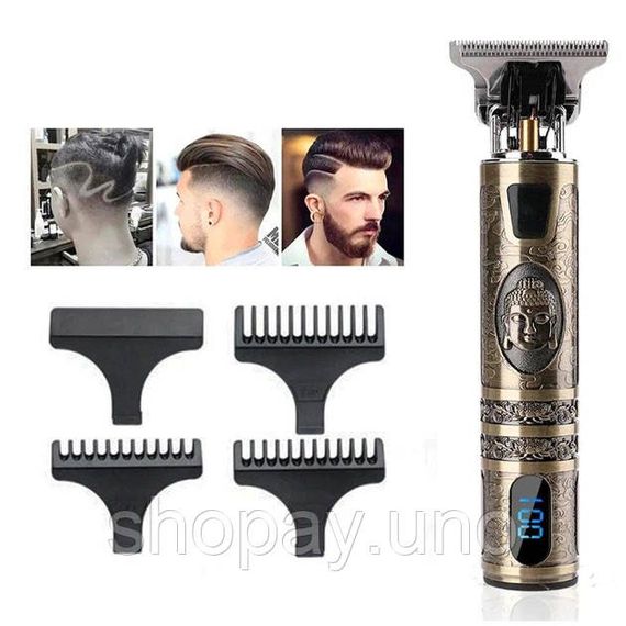 Электробритва для головы Hair Clipper WS-T99, Многофункциональная аккумуляторная машинка для стрижки CB-74 | Зображення 7