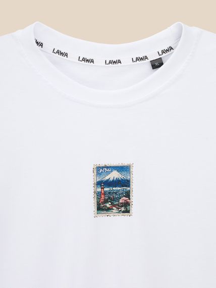 Футболка з принтом чоловіча LAWA P-MB02384 4XL Білий shop (2000999629679) | Зображення 1