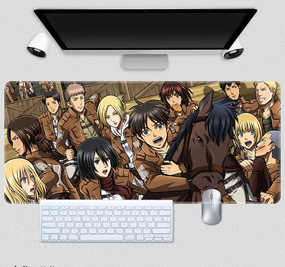 Ігрова поверхня для мишки з Аніме принтом "Атака Титанів / Attack on Titan" 800*300*3 мм 0645