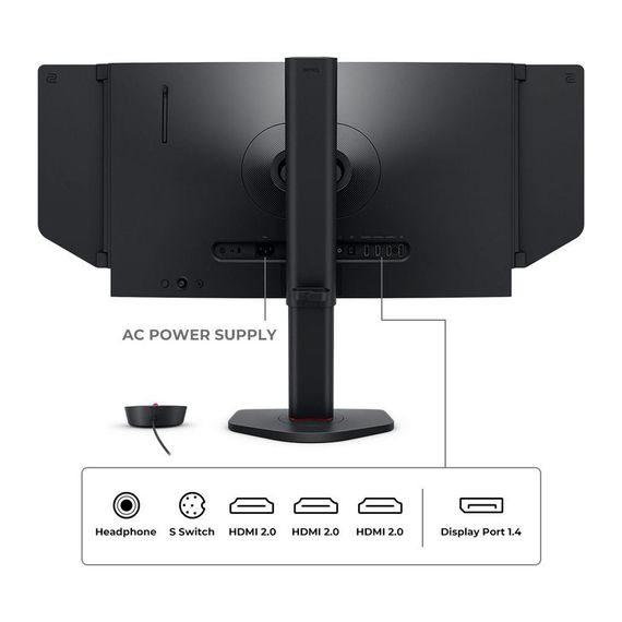 Монитор BenQ XL2566X+ Dark Grey | Зображення 8