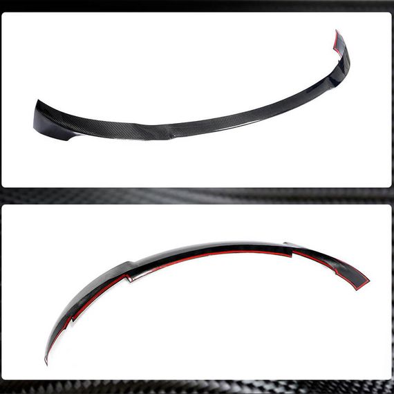 Накладка на передний бампер Lip V7 (2017-2023, Карбон) для Tesla Model 3 2017- гг | Зображення 3