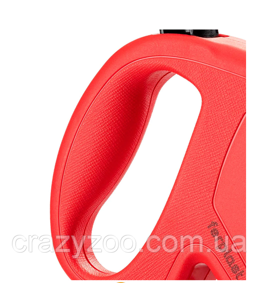 Поводок-рулетка для собак Ferplast Flippy One Cord M до 25 кг красная лента 5 м 75093222 | Зображення 3