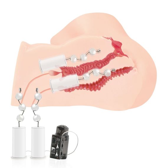 Мастурбатор Kokos 003 Maria ONAHOLE Real Vagina 2WayPlus з функцією масажу та вібрацією | Зображення 7