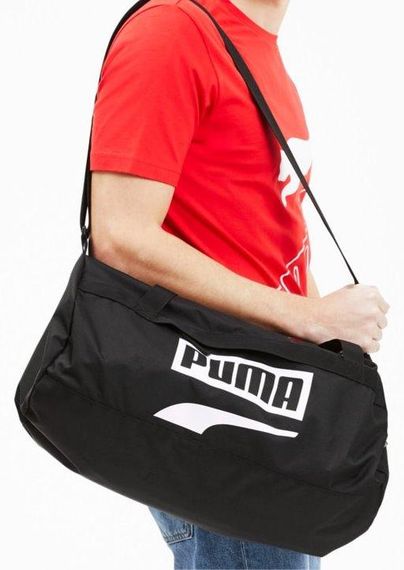 Сумка спортивная 25L Puma Plus Sports Bag II черная | Зображення 2