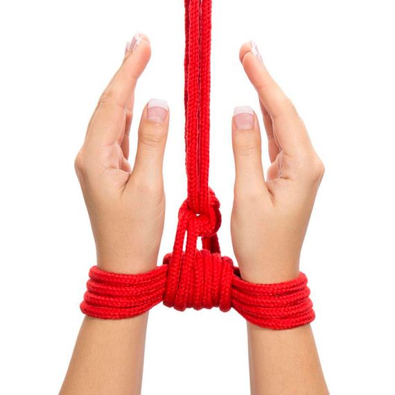 Мотузка - Fetish Bondage Rope Red, 10 м | Зображення 3